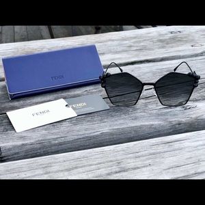 Fendi pentagon sunglasses new arrivals
